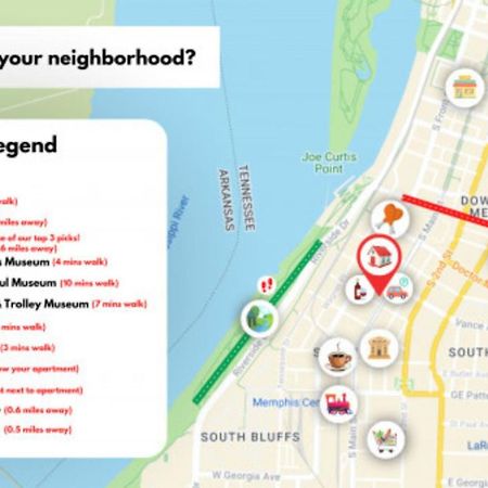 Historic Revival Downtown Apartment Memphis Ngoại thất bức ảnh